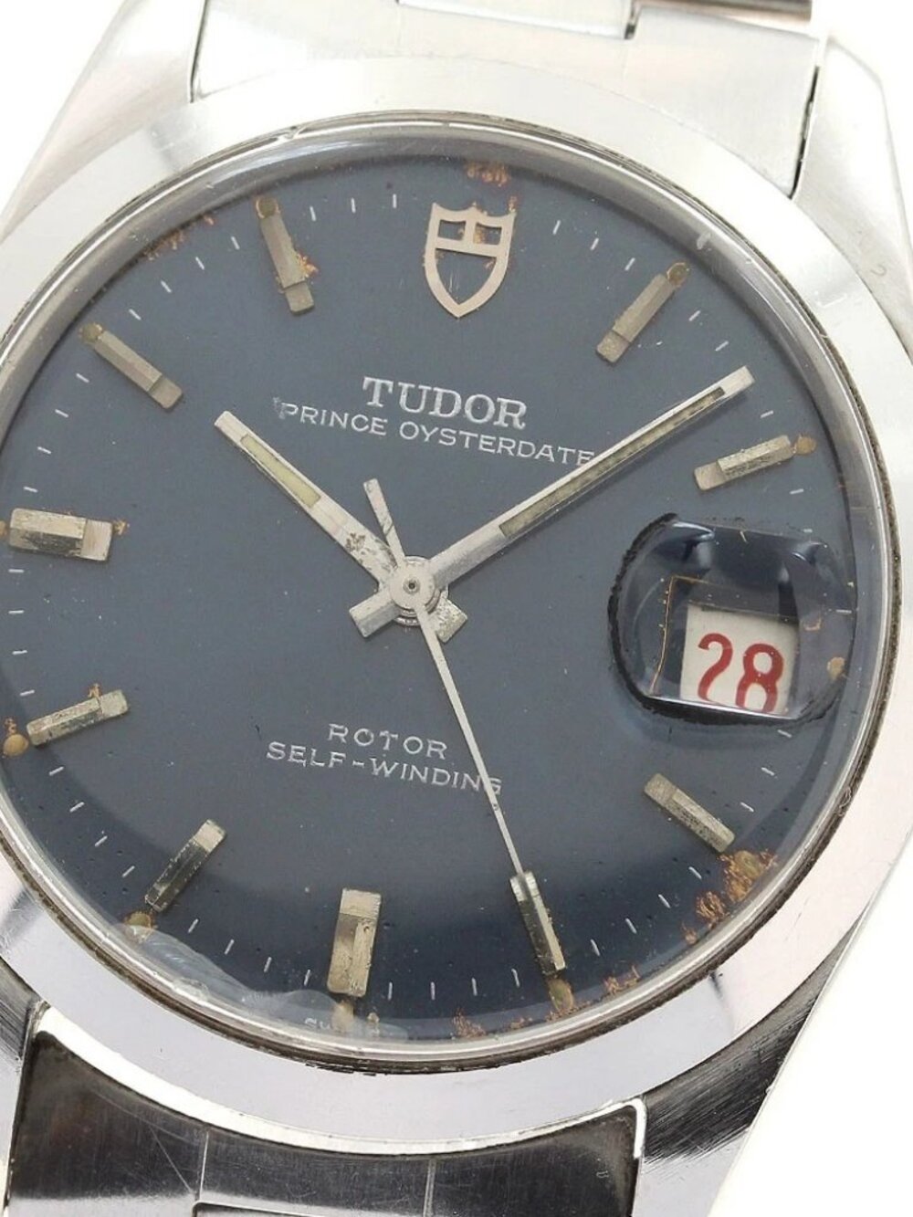 TUDOR Prince Oyster Date 7996/0 Cal.2484 blue Dial Automatic Men's Watch